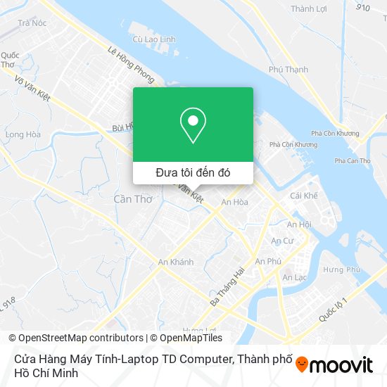 Bản đồ Cửa Hàng Máy Tính-Laptop TD Computer