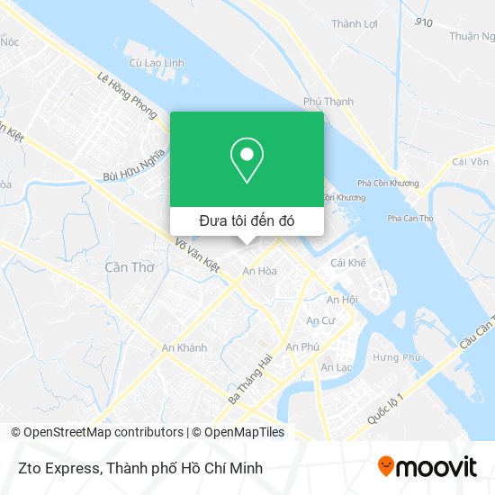 Bản đồ Zto Express
