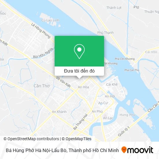 Bản đồ Bá Hùng Phở Hà Nội-Lẩu Bò