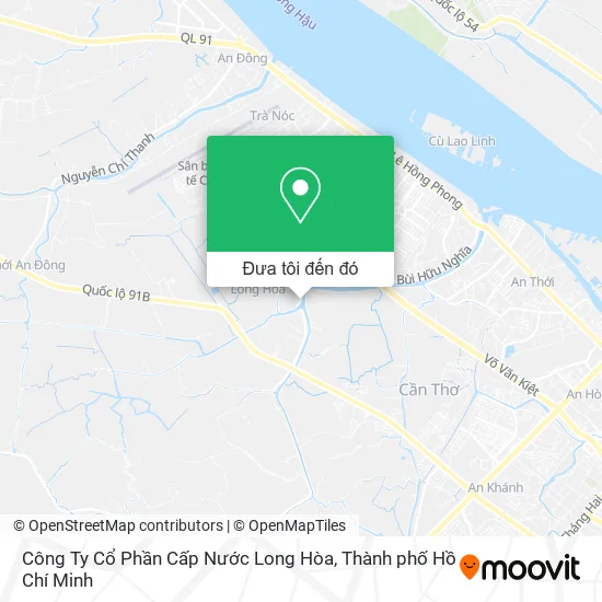 Bản đồ Công Ty Cổ Phần Cấp Nước Long Hòa
