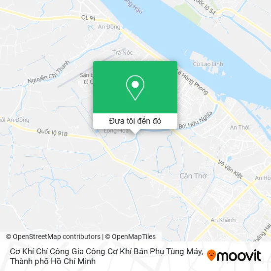 Bản đồ Cơ Khí Chí Công Gia Công Cơ Khí Bán Phụ Tùng Máy