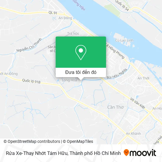 Bản đồ Rửa Xe-Thay Nhớt Tám Hữu