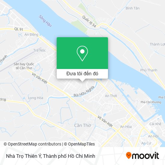 Bản đồ Nhà Trọ Thiên Ý
