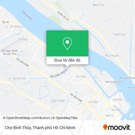 Bản đồ Chợ Bình Thủy