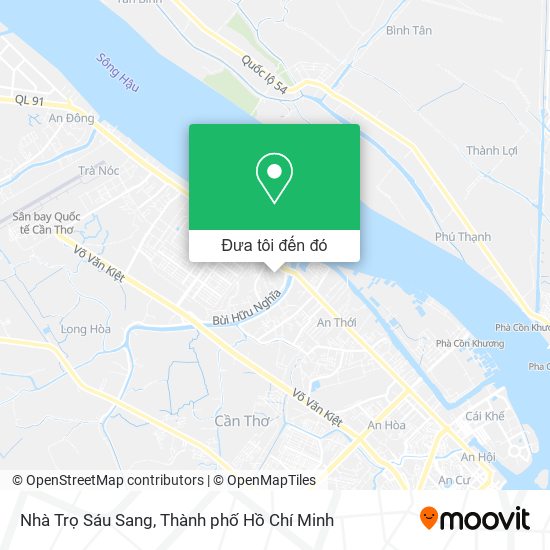 Bản đồ Nhà Trọ Sáu Sang