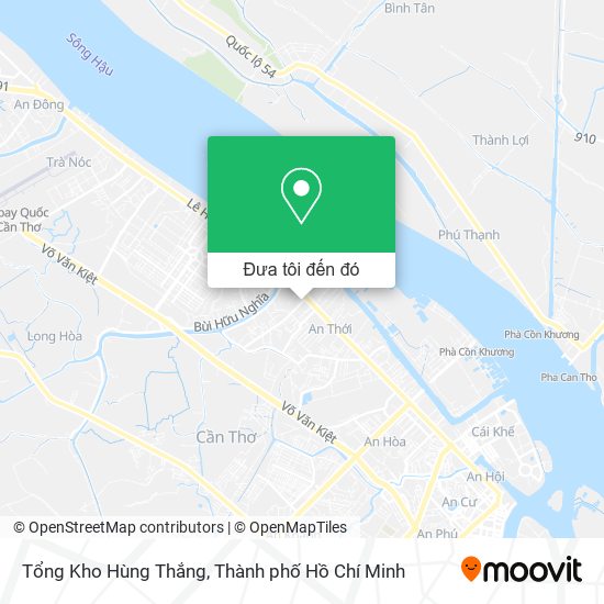 Bản đồ Tổng Kho Hùng Thắng