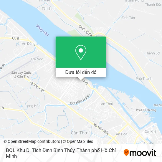 Bản đồ BQL Khu Di Tích Đình Bình Thủy