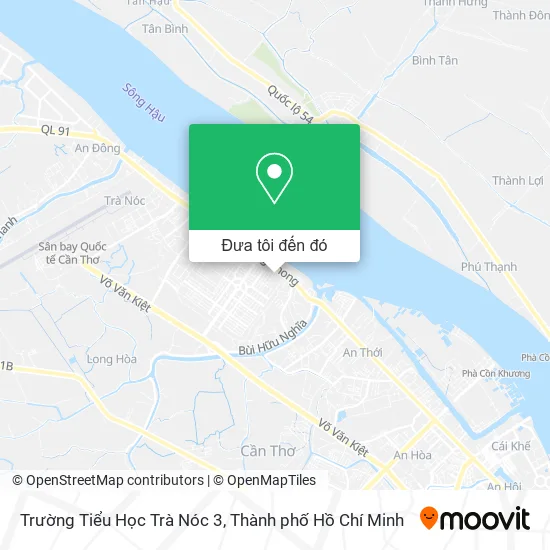 Bản đồ Trường Tiểu Học Trà Nóc 3