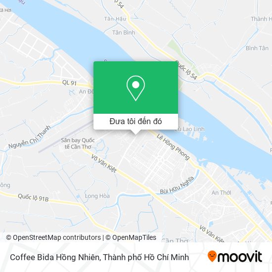 Bản đồ Coffee Bida Hồng Nhiên