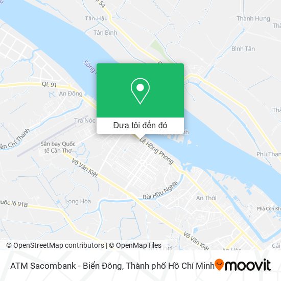 Bản đồ ATM Sacombank - Biển Đông