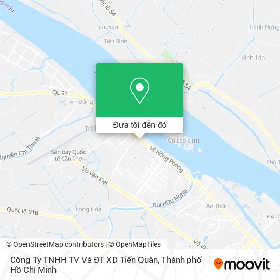 Bản đồ Công Ty TNHH TV Và ĐT XD Tiến Quân