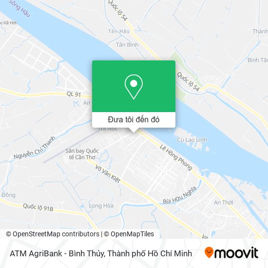 Bản đồ ATM AgriBank - Bình Thủy