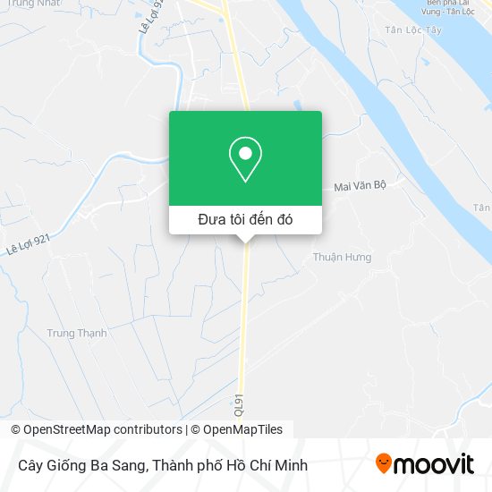 Bản đồ Cây Giống Ba Sang