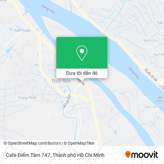 Bản đồ Cafe Điểm Tâm 747
