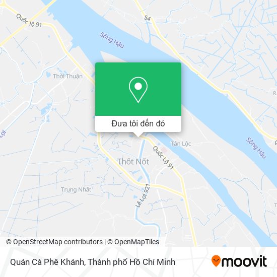 Bản đồ Quán Cà Phê Khánh