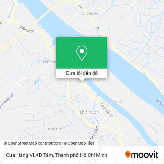 Bản đồ Cửa Hàng VLXD Tâm
