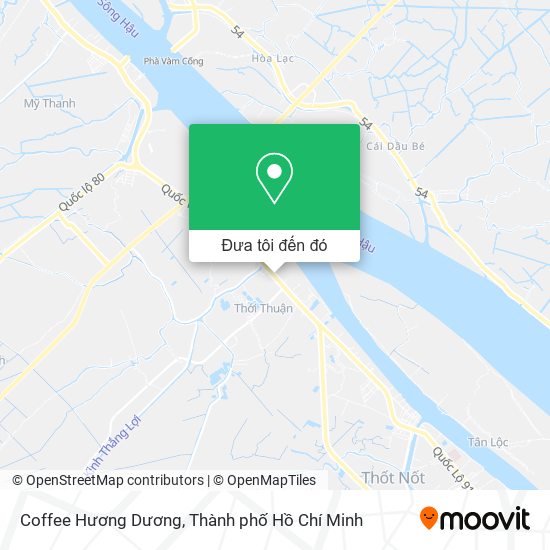 Bản đồ Coffee Hương Dương