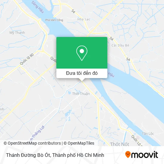 Bản đồ Thánh Đường Bò Ót