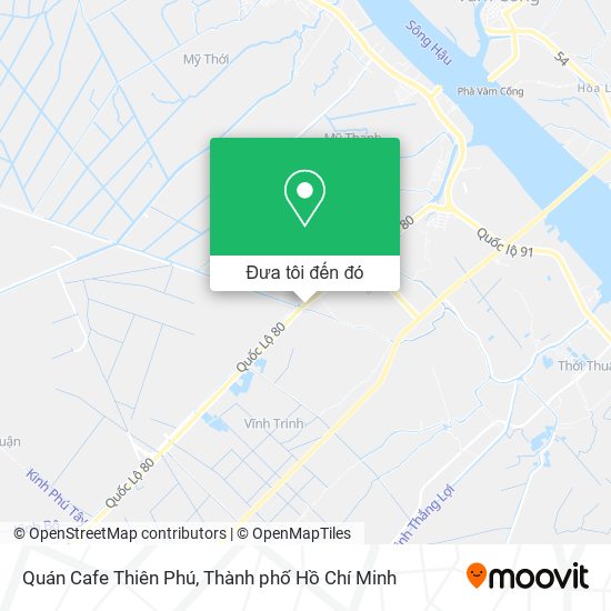 Bản đồ Quán Cafe Thiên Phú