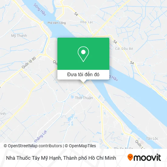 Bản đồ Nhà Thuốc Tây Mỹ Hạnh