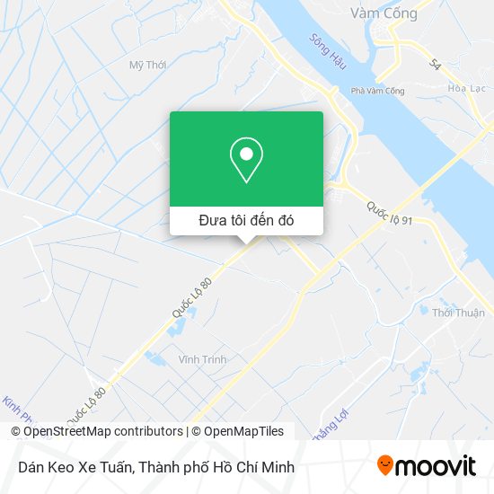Bản đồ Dán Keo Xe Tuấn