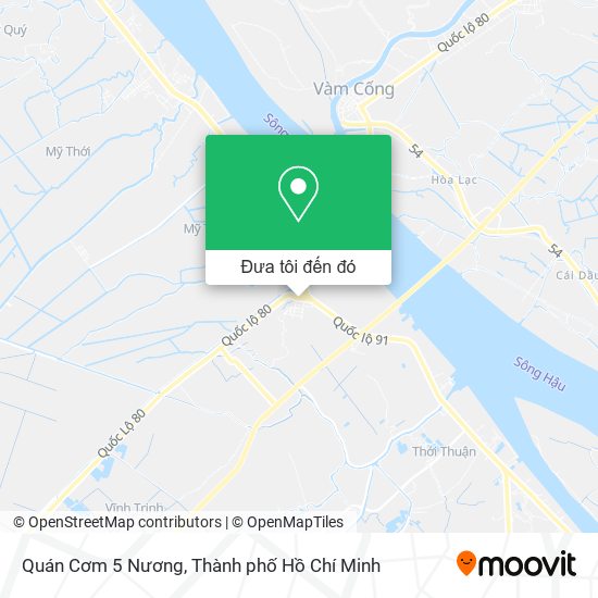 Bản đồ Quán Cơm 5 Nương