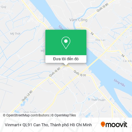 Bản đồ Vinmart+ QL91 Can Tho