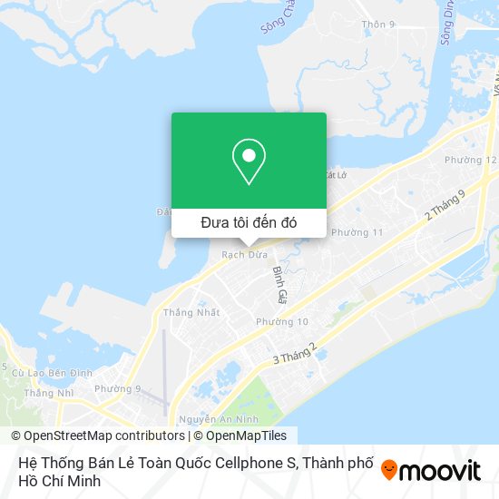 Bản đồ Hệ Thống Bán Lẻ Toàn Quốc Cellphone S