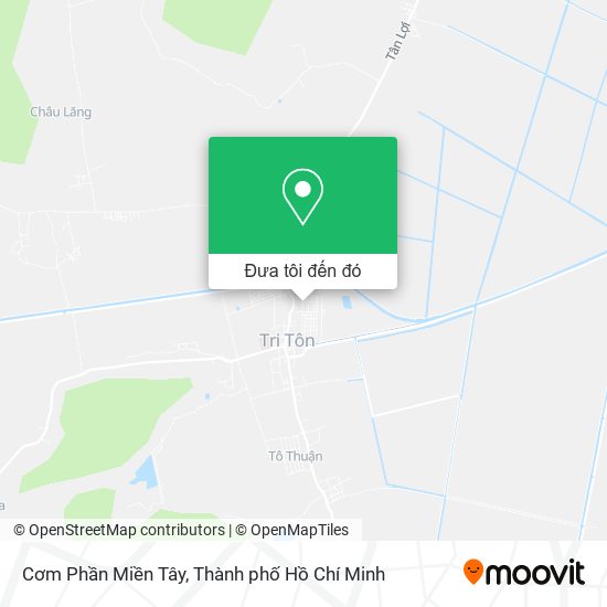 Bản đồ Cơm Phần Miền Tây