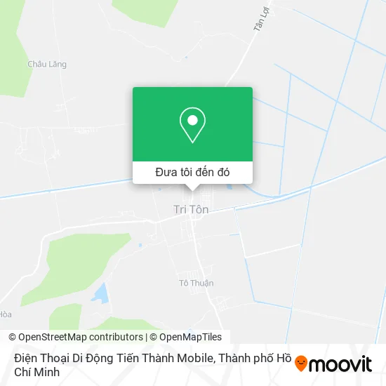 Bản đồ Điện Thoại Di Động Tiến Thành Mobile