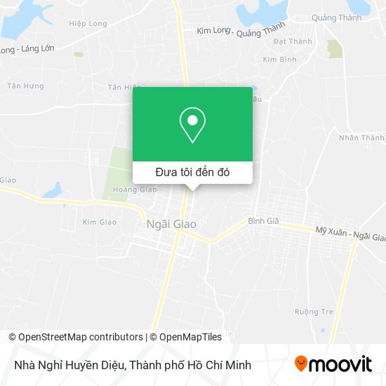Bản đồ Nhà Nghỉ Huyền Diệu