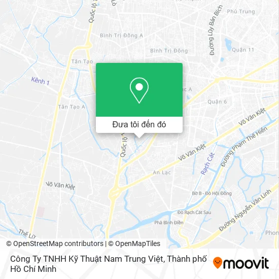 Bản đồ Công Ty TNHH Kỹ Thuật Nam Trung Việt