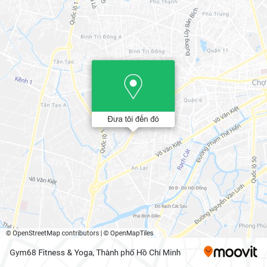Bản đồ Gym68 Fitness & Yoga
