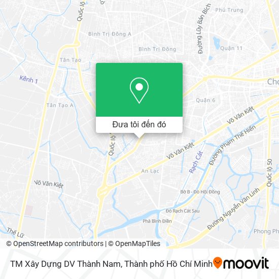 Bản đồ TM Xây Dựng DV Thành Nam