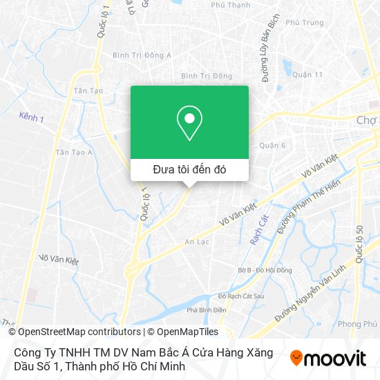 Bản đồ Công Ty TNHH TM DV Nam Bắc Á Cửa Hàng Xăng Dầu Số 1