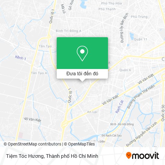 Bản đồ Tiệm Tóc Hương
