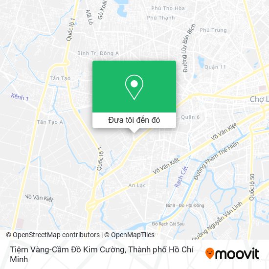 Bản đồ Tiệm Vàng-Cầm Đồ Kim Cường