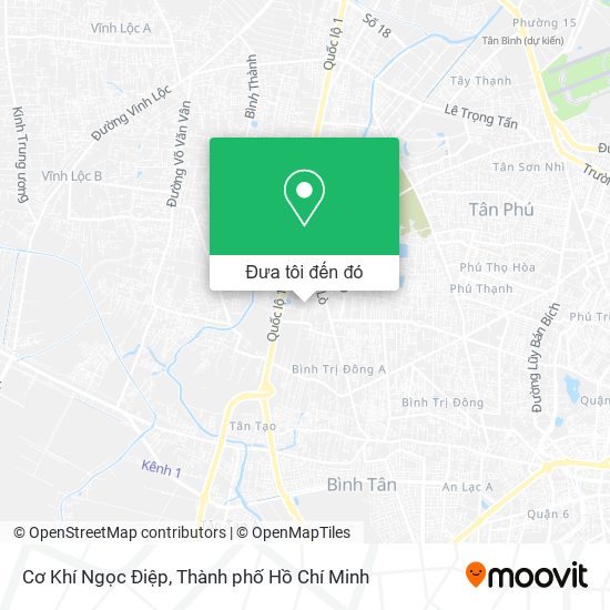Bản đồ Cơ Khí Ngọc Điệp