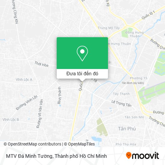 Bản đồ MTV Đá Minh Tường