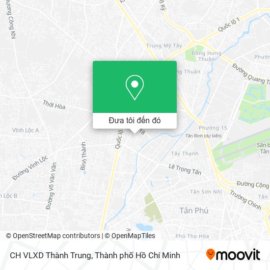 Bản đồ CH VLXD Thành Trung