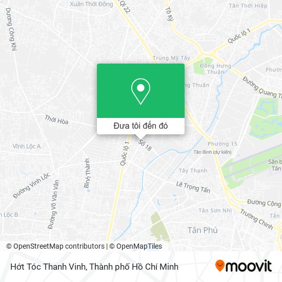 Bản đồ Hớt Tóc Thanh Vinh