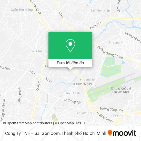 Bản đồ Công Ty TNHH Sài Gòn Com