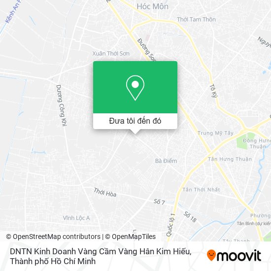 Bản đồ DNTN Kinh Doanh Vàng Cầm Vàng Hân Kim Hiếu
