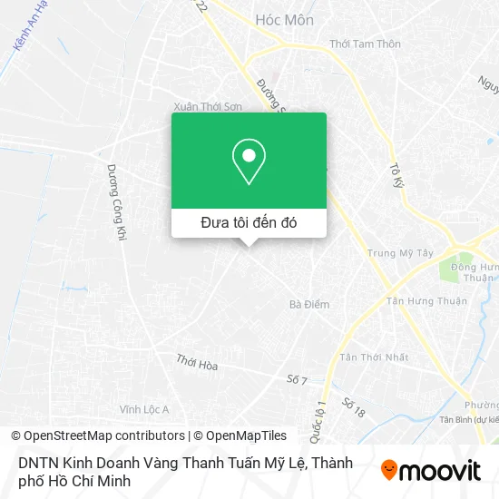 Bản đồ DNTN Kinh Doanh Vàng Thanh Tuấn Mỹ Lệ