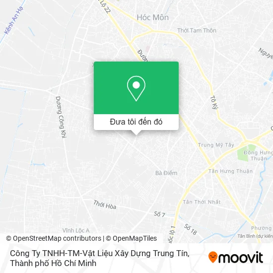 Bản đồ Công Ty TNHH-TM-Vật Liệu Xây Dựng Trung Tín