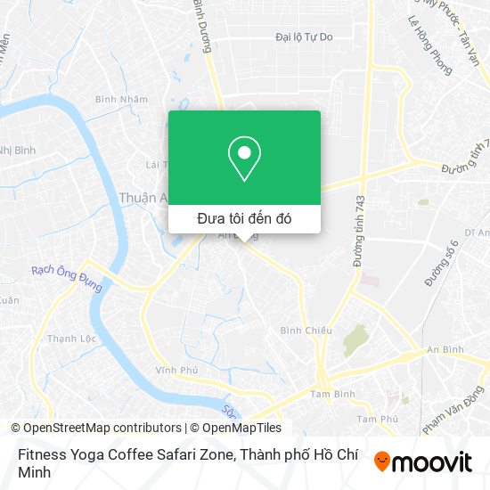 Bản đồ Fitness Yoga Coffee Safari Zone