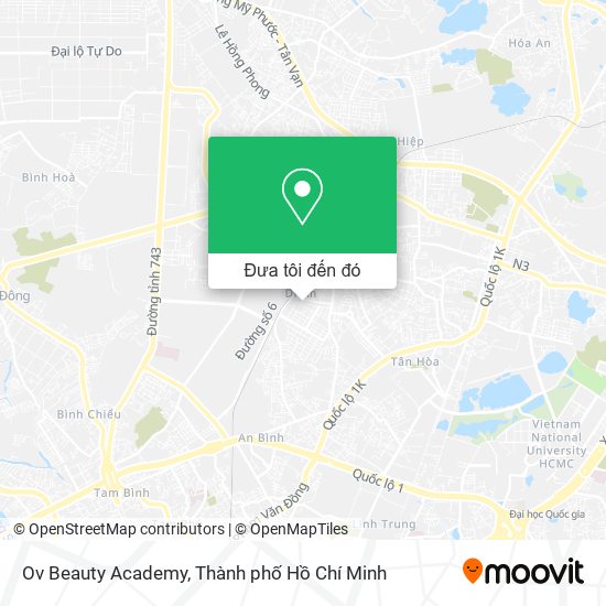 Bản đồ Ov Beauty Academy