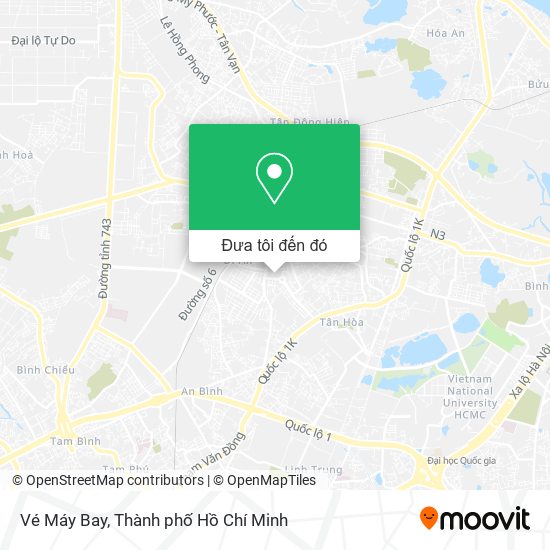 Bản đồ Vé Máy Bay