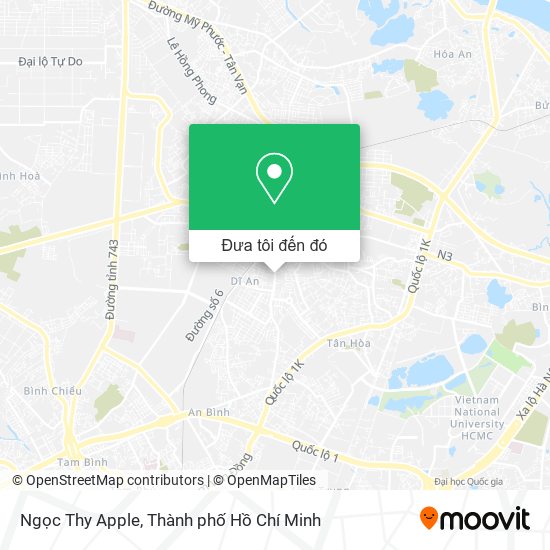 Bản đồ Ngọc Thy Apple