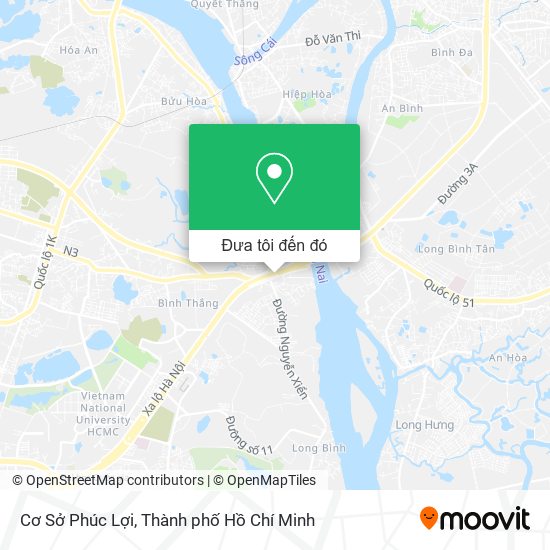 Bản đồ Cơ Sở Phúc Lợi